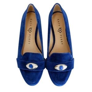 Katy Perry Blue Evil Eye Loafers